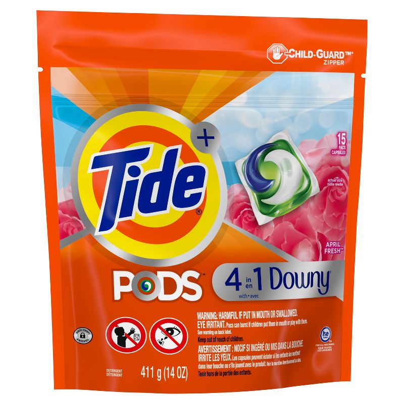 Tide Pods Laundry Detergent Pacs - Downy April Fresh, 3 of 10