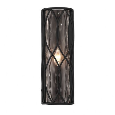 Savoy House Snowden 1 - Light Wall Light in  Matte Black