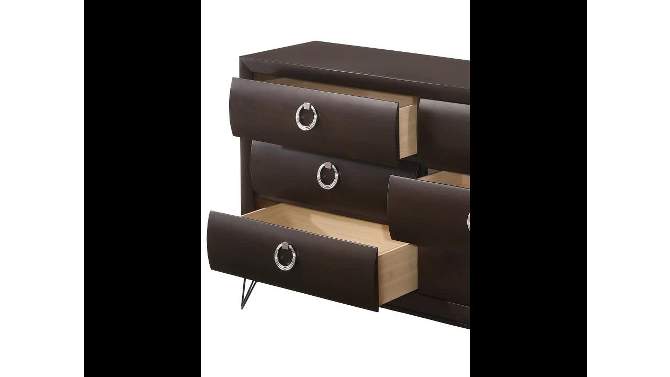 63&#34; Tablita Dresser Dark Merlot - Acme Furniture, 2 of 7, play video