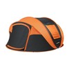 Ridstar 125.98 in. W Outdoor Pop-Up Camping Tent for 5-8 People-Orange and Black - 3 of 4