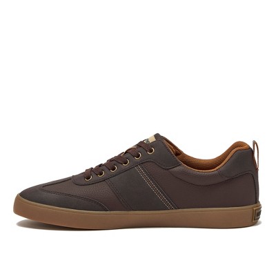 Lands' End Men's Tribeca Low Top Sneakers - 10.5 - Deep Chocolate — фото 3