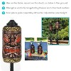 Sunnydaze Outdoor 3-in-1 Adjustable Height Tiki Face Patio and Lawn Torch Light Set - 2 of 4