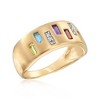 Ross-Simons 0.50 ct. t.w. Multi-Gem Ring With Diamond Accents in 14kt Yellow Gold - 4 of 4
