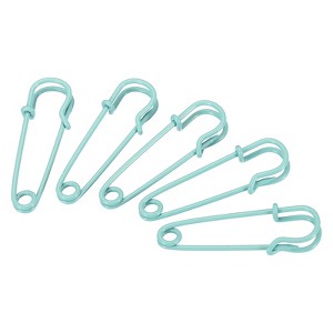 Unique Bargains Metal DIY Blankets Crafts Brooch Making Home Sewing Large Safety Pins 12 Pcs - 1 of 4