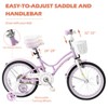 Infans 18" Kids Bike Toddlers Freestyle Adjustable Bicycle w/ Training Wheels - 3 of 4