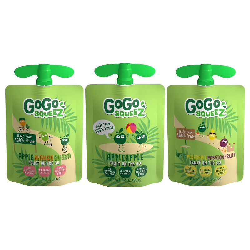 GoGo squeeZ Fruit Tropical Pack - 20ct, 5 of 10