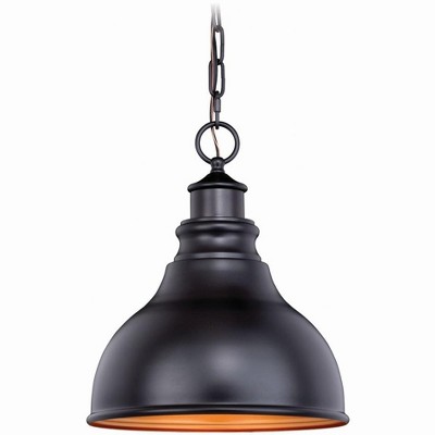 Vaxcel Delano 1 - Light Pendant in  Oil Burnished Bronze