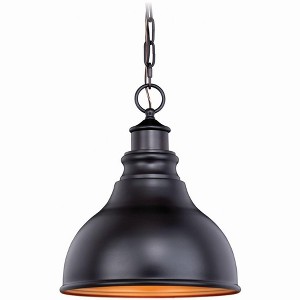 Vaxcel Delano 1 - Light Pendant in  Oil Burnished Bronze - 1 of 4