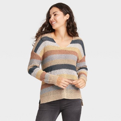 Women's V-Neck Pullover Sweater - Knox Rose™