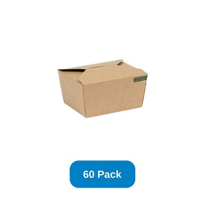Inno-Pak 22 oz INNOBOX EDGE Compostable Kraft - 60 Pack