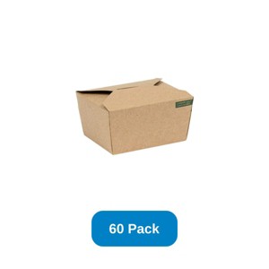 Inno-Pak 22 oz INNOBOX EDGE Compostable Kraft - 60 Pack - 1 of 3