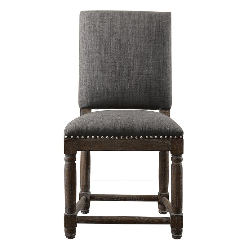 Set of 2 Wells Dining Chair Gray, 4 of 13