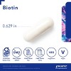 Pure Encapsulations Biotin 8 mg - B Vitamin to Aid Hair, Skin & Nail Strengthening, Metabolism & Nervous System* - With Premium Biotin - 3 of 4