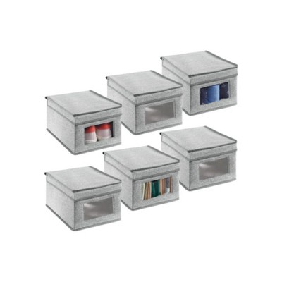 Apex Vanguards 6-Piece Gray Fabric Closet Storage