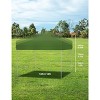 10x10 Pop Up Canopy Tent Outdoor Canopy with Removable Sidewalls Heavy Duty Commercial Instant Tent Shelter (1-Sidewall) - 4 of 4
