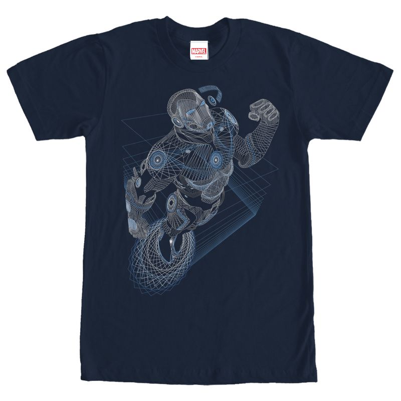 Men's Marvel Iron Man Geometric T-Shirt, 1 of 5
