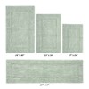 Lux Premium 100% Cotton Tufted Solid Reversible 4 Piece Bath Rug Set – Ultra-Soft, Water-Absorbent, Durable, Machine Washable Bathroom Rug - 2 of 4