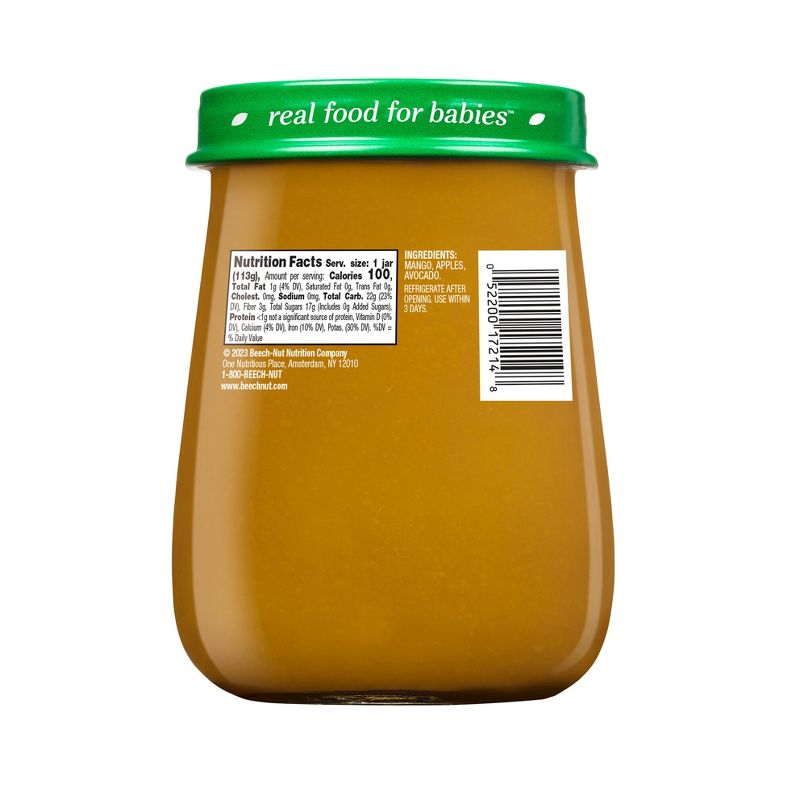 Beech-Nut Naturals Mango, Apple &#38; Avocado Baby Food Jar - 4oz, 3 of 13