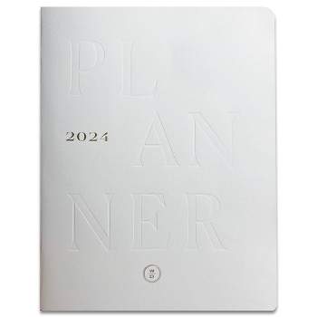 Wit & Delight 2024 Planner 11"x8.5" Monthly Cream