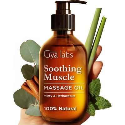 Gya Labs Soothing Massage Oil for Sore Muscles - 6.76 Fl Oz