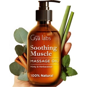 Gya Labs Soothing Massage Oil for Sore Muscles - 6.76 Fl Oz - 1 of 1