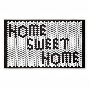 Stupell Industries Sweet Home Mosaic Pattern Printed Outdoor Door Mat, design by Elizabeth Medley, 18"x30" - 1 of 4