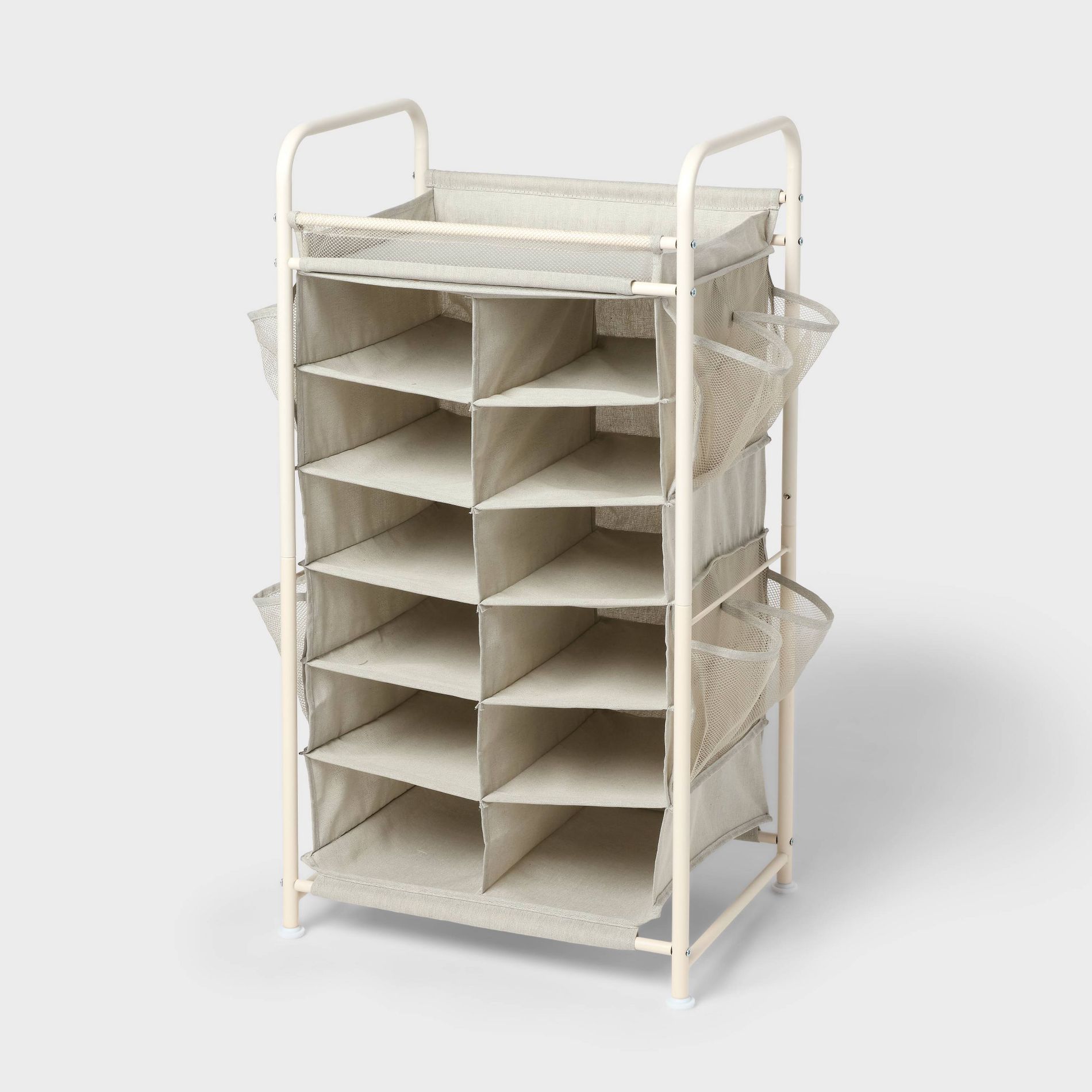 6 Tier Shoe Organizer with Side Pockets - Brightroom™