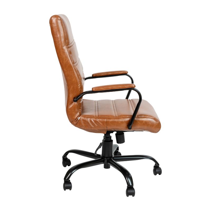Flash Furniture High Back Executive Swivel Office Chair with Metal Frame and Arms, 6 of 19