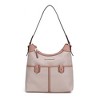 MKF Collection Harper Vegan Color Block Leather Women’s Shoulder Hobo Bag by Mia K - 2 of 4
