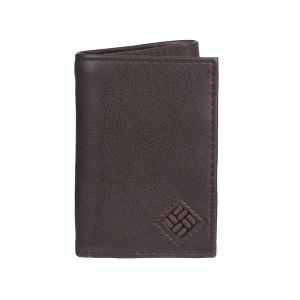 Generic Men's RFID Genuine Leather Trifold Wallet With ID Window, Credit Card Pockets - 1 of 4