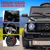 12V Licensed Mercedes-Benz G63 Kids Ride On Car, Electric Vehicle w/Remote, LED Lights, Seatbelt, MP3/USB/Bluetooth - 4 of 4