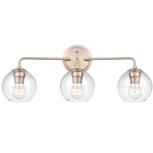 Millennium Lighting 3 - Light Vanity in  Modern Gold - 1 of 4