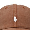 Dalix Lil Peace Sign Embroidered Cotton Cap Outdoor Dad Hat Womens - 2 of 4