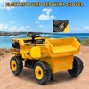 Ride on Dump Truck for Kids 3-8,12V Ride On Car Toy Toddlers 4 Wheeler Construction Vehicles with Auto-Lifting Dump Bed - 3 of 4