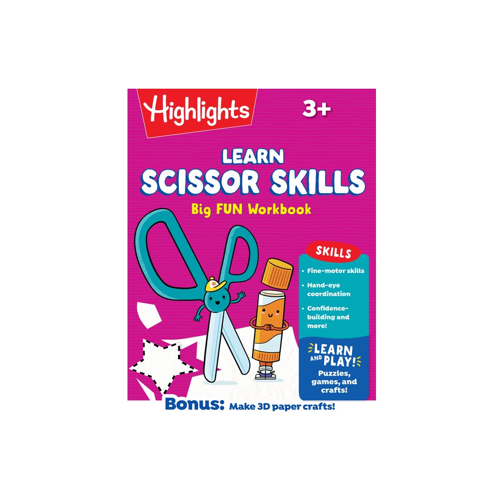 Learn Scissor Skills Big Fun Workbook - (Paperback)