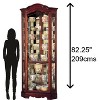 Howard Miller 680249 Jamestown Curio Cabinet 680249 Windsor Cherry - 2 of 2
