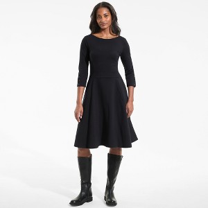 Lands' End Women's Starfish 3/4 Sleeve Dress - 1 of 4