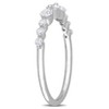 EVERLY JEWELRY | Sterling Silver 5/8 CT DEW Created Moissanite-White Fashion Ring - 2 of 4