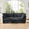 Modern Corduroy 2-Seater Sofa with Removable Covers - 2 of 4