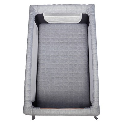 Gray Lightweight Breathable Polyester Baby Bassinet