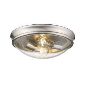 Millennium Lighting 2 - Light Flush Mount in  Brushed Nickel - 1 of 4