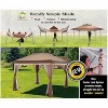 13X13 Instant Gazebo Screen House - Centerlok, Sto 'N Go, Silver Coated 150D - CA169M Blue&Grey - 2 of 4