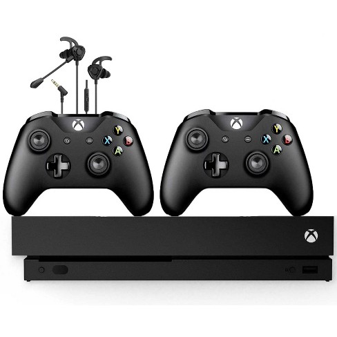 Microsoft Xbox One X 1tb 4k Ultra Hd Black Gaming Console With Wireless  Controller Manufacturer Refurbished : Target