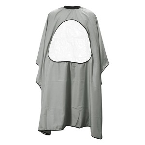 Unique Bargains See-through Hair Cut Barber Cape 1 Pc - 1 of 4