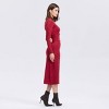 Women's Long Sleeve Twisted Midi Bodycon Dress - A New Day™ - 3 of 4