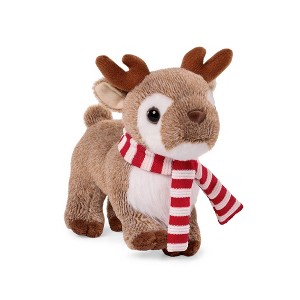 Our Generation Jolly Holiday Reindeer Plushie Limited-Edition 6" Posable Pet Stuffed Animal - 1 of 4