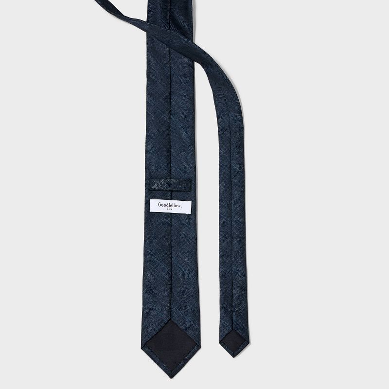 Men&#39;s Plaid Neck Tie - Goodfellow &#38; Co&#8482; Dark Gray One Size, 3 of 5