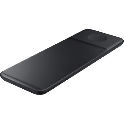 Samsung Electronics Wireless Charger Trio, Qi Compatible - Charge up to 3 Devices at Once - for Galaxy and Apple Devices, Black