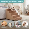 Cozy Kiss 5-Tier Extra-Wide Foam Pet Steps, Non-Slip Dog Stairs for High Beds & Sofas with Removable Washable Cover - 4 of 4