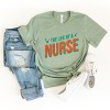 The Life Of A Nurse Puff/Glitter - Womens Short Sleeve Tee - 2 of 3